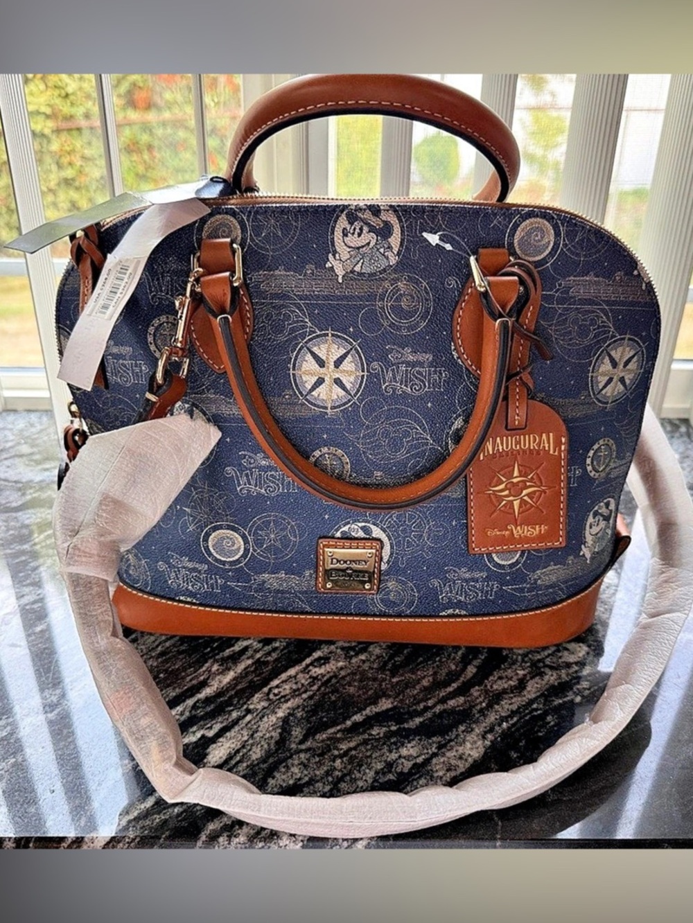 Disney Mickey Mouse Blue Satchel NWT